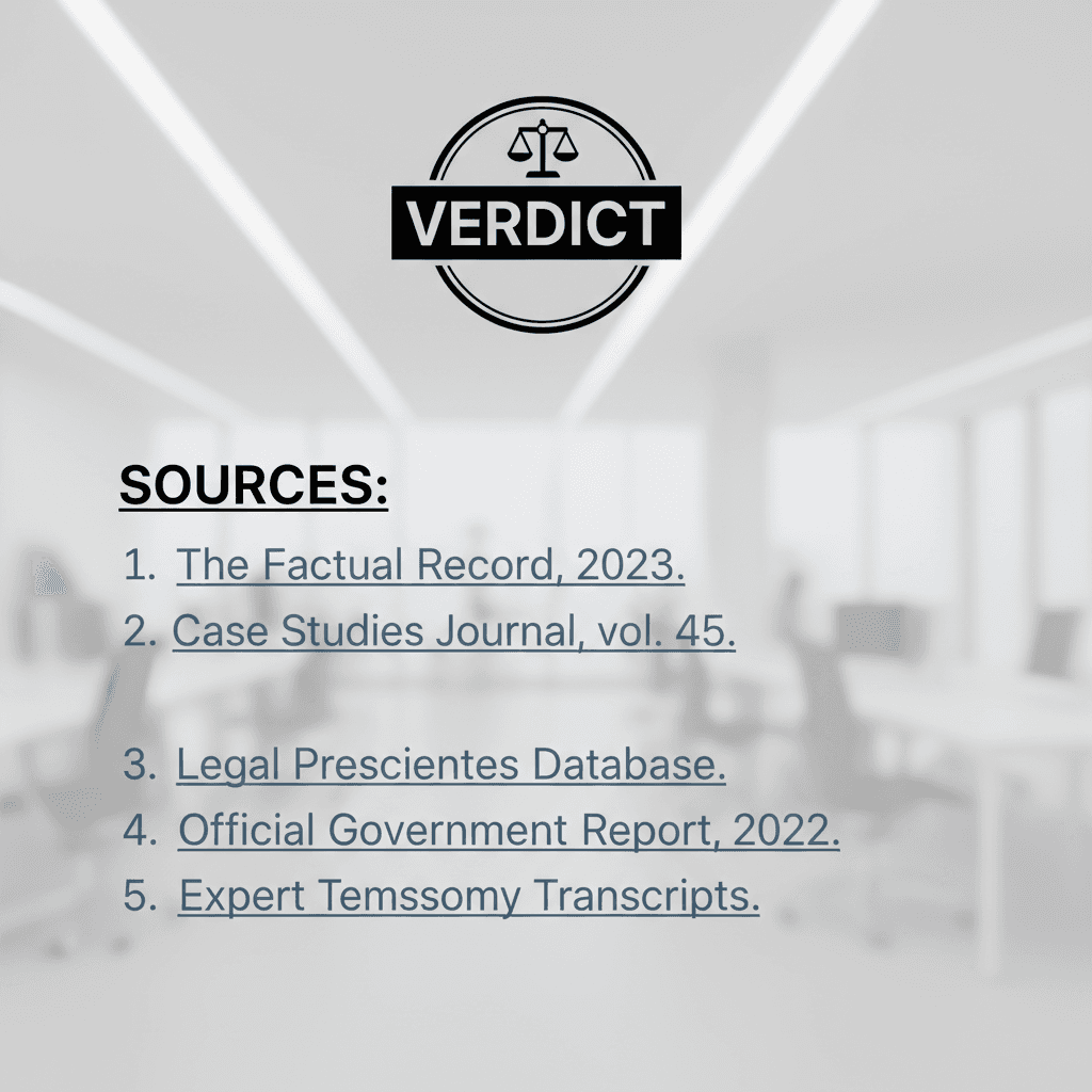 Source links and citations in verdict badge