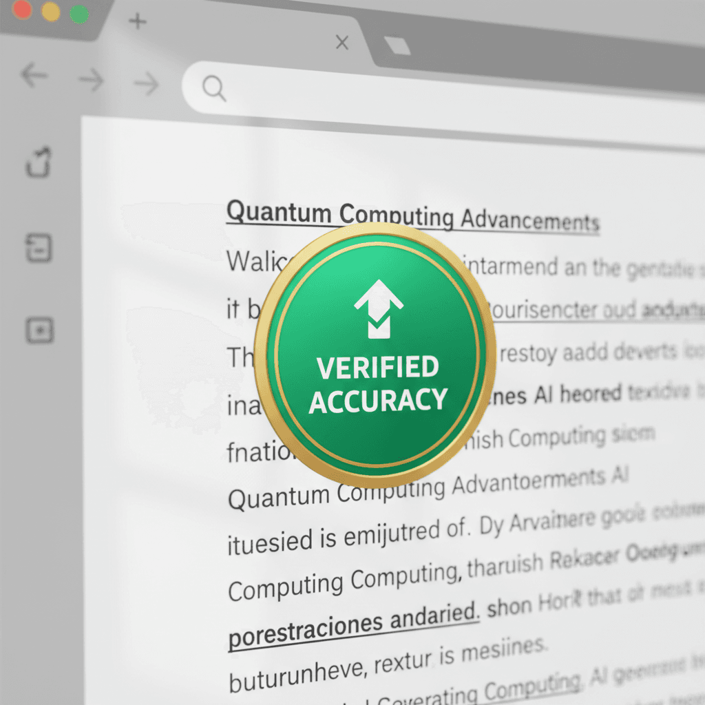 Verdict badge displaying accuracy status